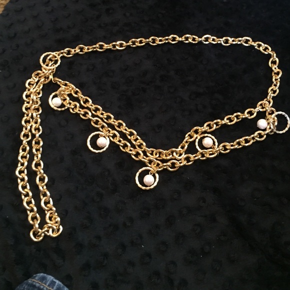 NIB Pearly Elegance Convertible Belt/Necklace - Picture 3 of 3