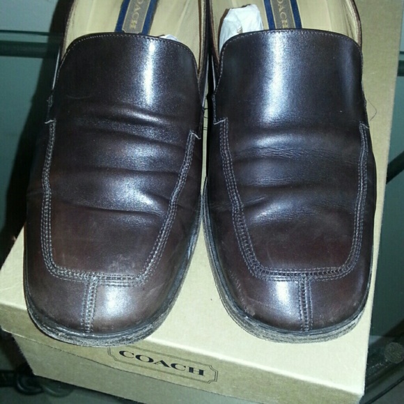 Vintage! Coach Leather Flats.. Brown - Picture 2 of 4