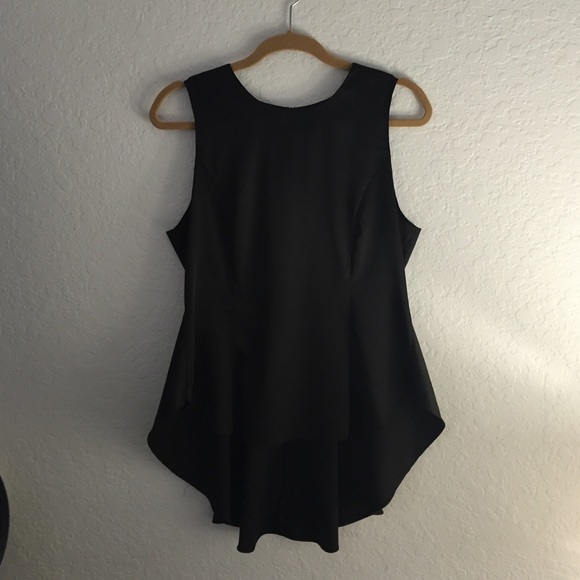 Black high low top