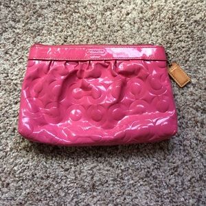 Coach makeup bag