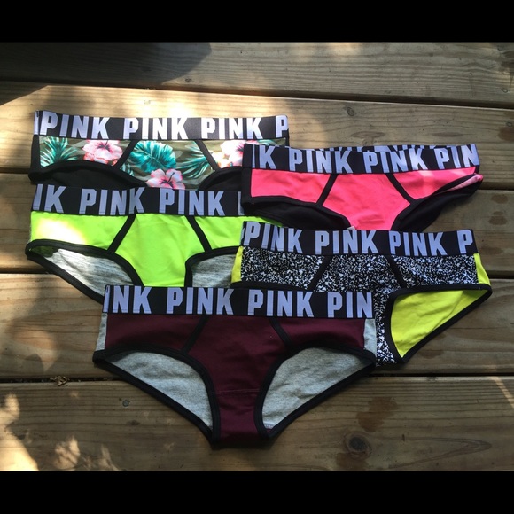 NWT Medium Victoria's Secret PINK panty bundle