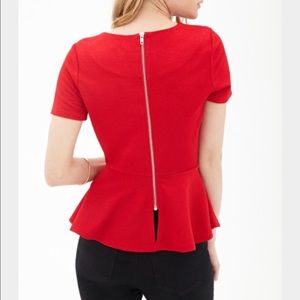 Forever 21 peplum top