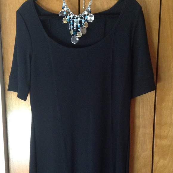 Boston Proper Travel Collection Black Dress