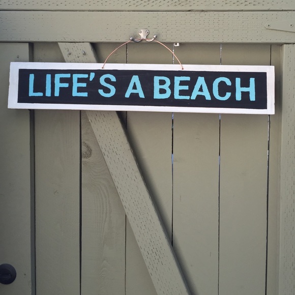 "life's a beach" Brandy Melville style sign