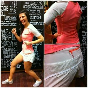 RARE Lululemon Run: Petit Dot Dune Speed Shorts