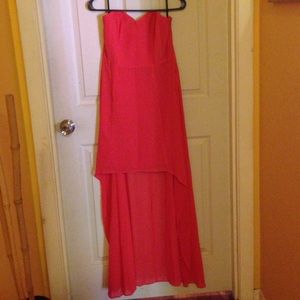 Salmon color dress