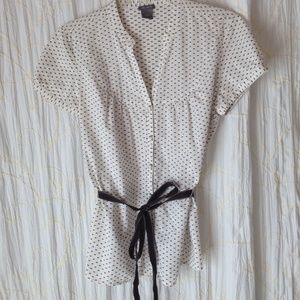 Beautiful brown and cream top from Ann Taylor