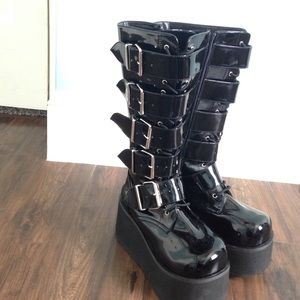 RESERVED Demonia Trashville 3" Platform Boots