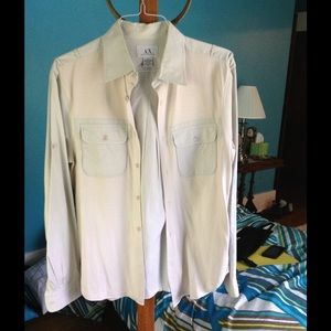Armani exchange dress shirt (men's m)