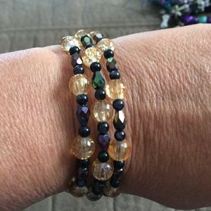 Beautiful wrap bracelet- handmade