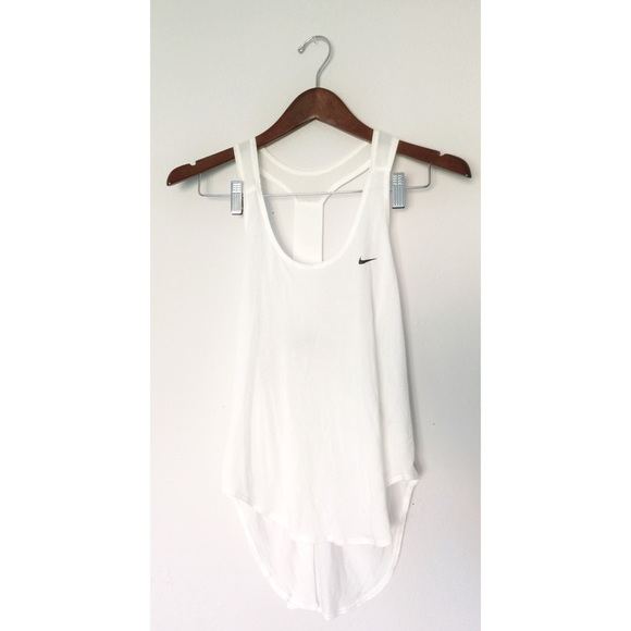 Nike Tops - Nike Loose Elastika Tank, White