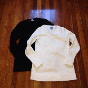 HOLD-Bundle.2 Gap Swtrs, 2 Loft sweaters, gray top
