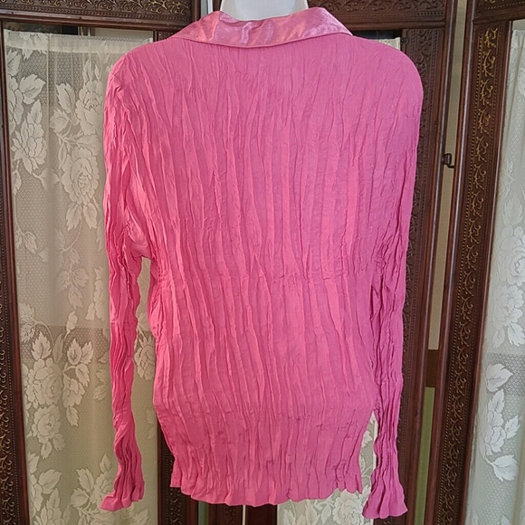 Fuchsia long sleeve top - Picture 2 of 3