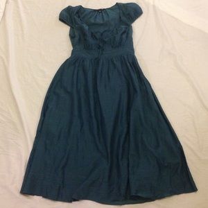 Banana Republic Cap Sleeve Midi Dress