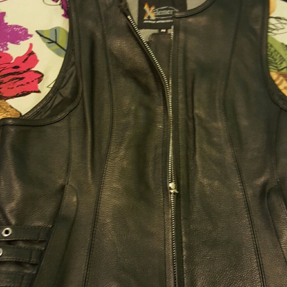 Genuine leather vest