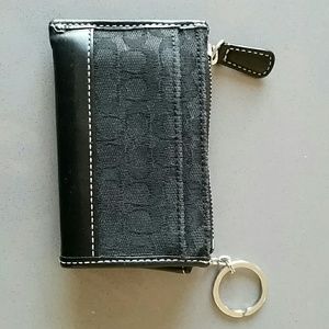 Black Coach Credit Card Holder (gently worn)
