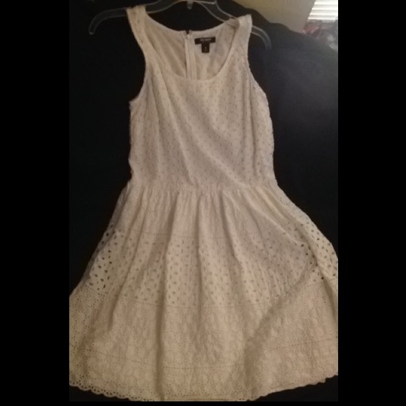 All white dress