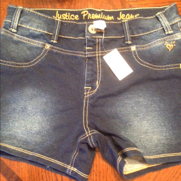 Brand new justice shorts with tag