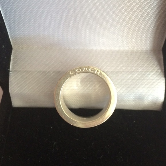 Coach Sterling Silver Ring