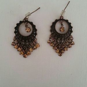 Charming Brown Earrings
