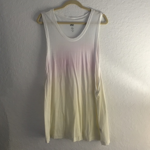 Rainbow ombré tank