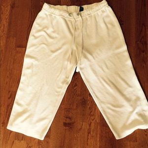 Terry cloth Capri pants
