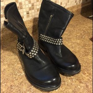 Steve Madden stud boots