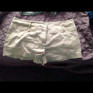 Slightly worn tan shorts!