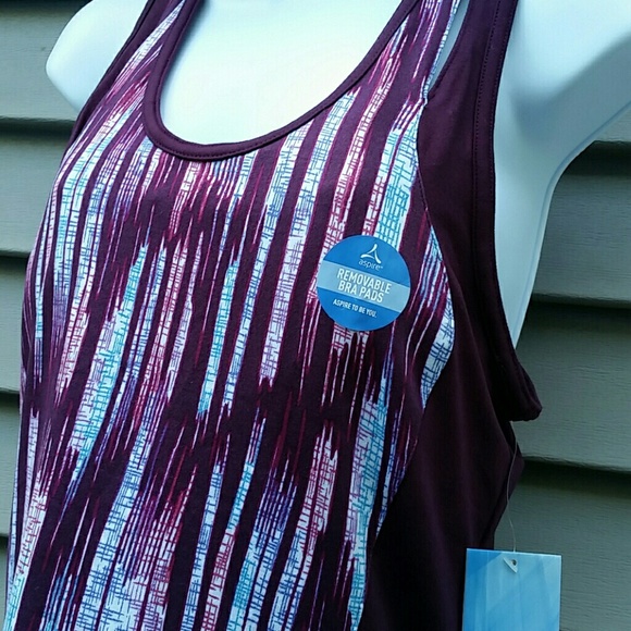 Aspire Workout/Athletic Tank. Size Medium.NWT - Picture 3 of 4