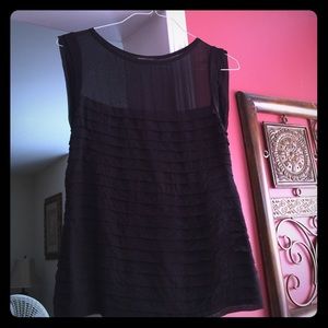 BCBG black blouse in great comdition