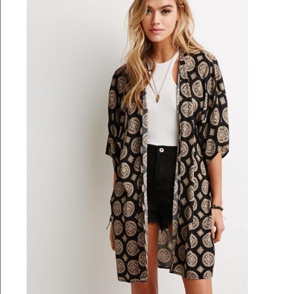 Forever 21 Mandala Kimono
