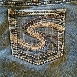 Silver Aiko Boot Cut Jeans