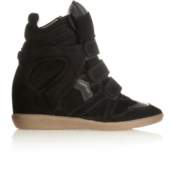 Isabel Marant The Bekett Leather and Suede Sneaker