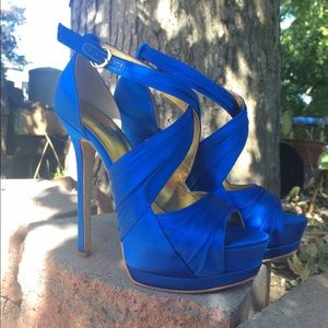 Royal blue Nine West heels! BRAND NEW!