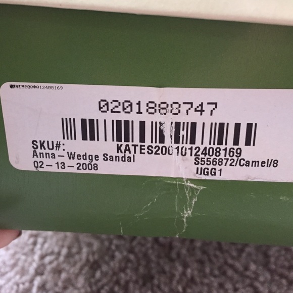 Kate Spade Anna Wedge Sandal with original box - Picture 3 of 4