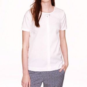 J. Crew jeweled bow top