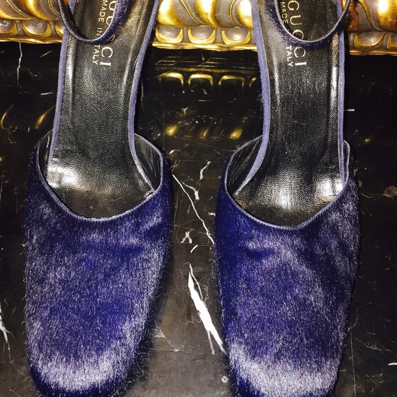 SOLD ‼️👠 GUCC PONY CALF HAIR HEELS👠 Fabulous!