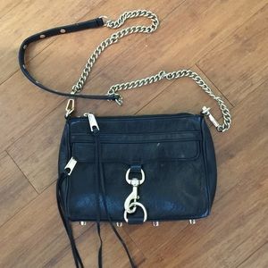 Rebecca Minkoff Mini MAC - Black w/Golden Hardware