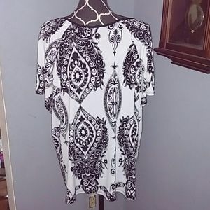 Black and White 3x plus size