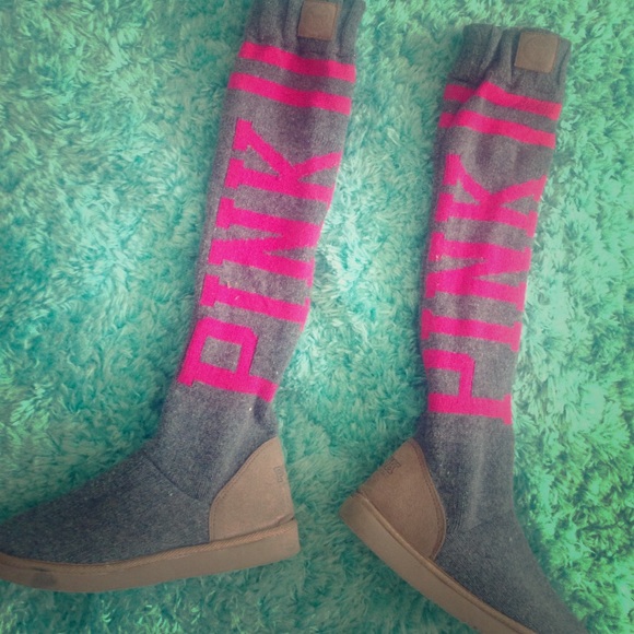 PINK  long boots