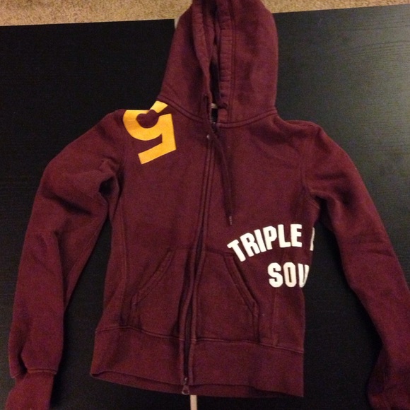 Triple five soul zip up jacket size s