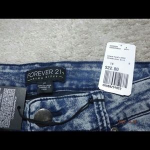Forever  21 acid  color high waisted  jeans