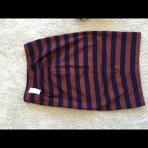 The Limited striped skirt