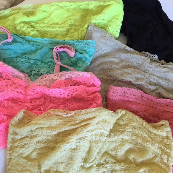 Free people/Pink lace bralette S/XS - Picture 1 of 4