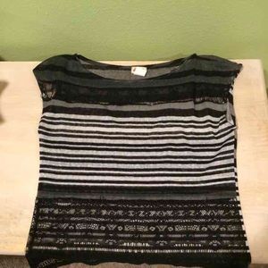 Black detailed shirt