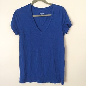 J. Crew Vintage Cotton V-Neck Tee