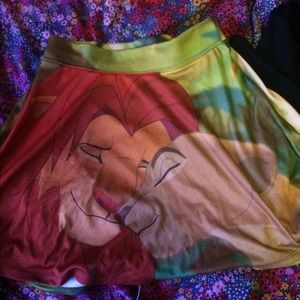Hot topic Lion king skirt ☀️