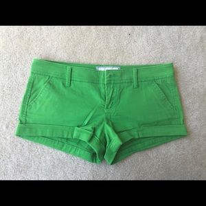 Green Chino Abercrombie & Fitch Shorts