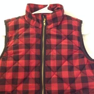 JCrew look alike buffalo check vest