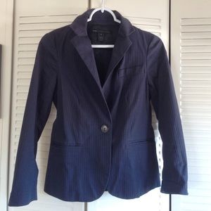 Marc by Marc Jacobs blue striped blazer